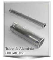 Tubo de Aluminio com Arruela